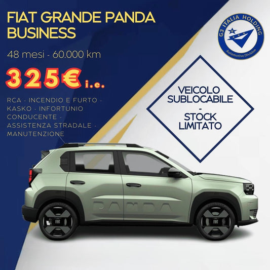 PROMOZIONE FIAT GRANDE PANDA